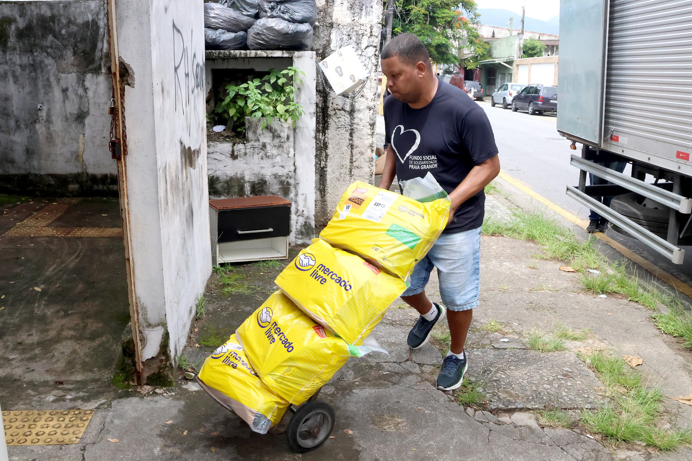 Imagem tragédia Peruíbe